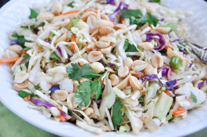 Asian Slaw With Peanuts