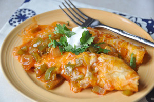 Easy Chicken Enchiladas for Two & Meal Planning