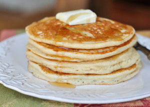 Coconut Buttermilk Pancakes and Meal Planning Monday