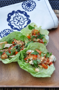 Tofu Lettuce Wraps with Peanut Sauce & Meal Planning