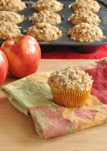 Apple Oat Muffins and What I Ate This Month