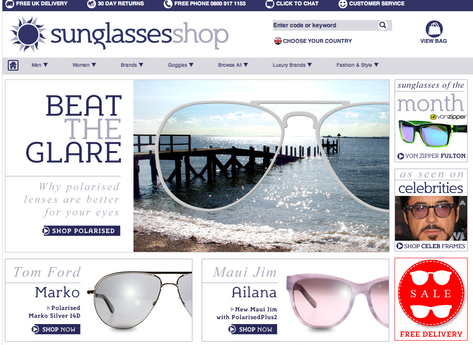Sunglasses giveaway sale