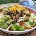 Slow Cooker Turkey Taco Meat - meat in the slow cooker makes the best taco salad| www.nutritiouseats.com