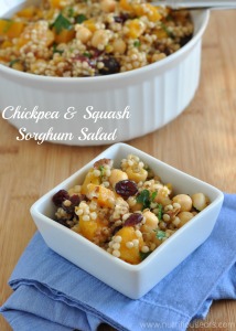 Chickpea and Squash Sorghum Salad {Vegan, Gluten Free}