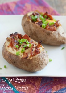 Egg Stuffed Baked Potato