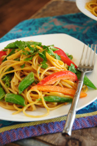 Asian Noodle Salad With Peanut Dressing