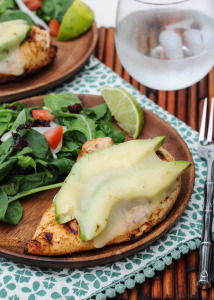 Grilled Chicken Avocado Melts
