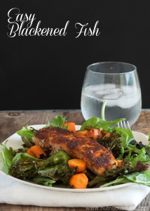 Blackened Seasoning Mix and Blackened Fish Recipe