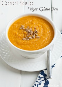 Carrot Soup {Vegan, Gluten Free}