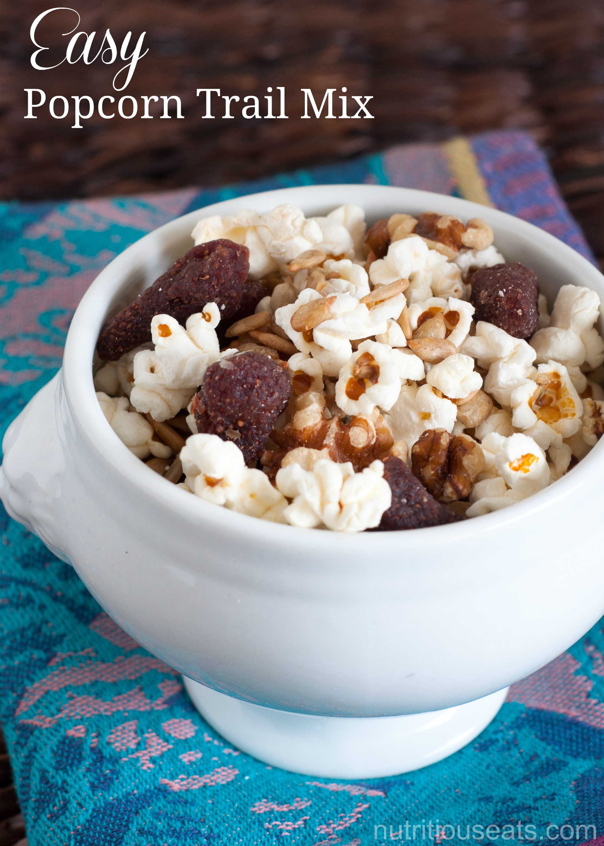 Popcorn Trail Mix | Nutritious Eats