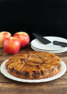 Ambrosia Apple Upside-Down Cake {Gluten Free}