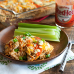 Buffalo Chicken Quinoa Casserole #glutenfree | www.nutritiouseats.com