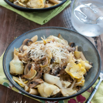 Artichoke, Mushroom and Onion Sauté #glutenfree | www.nutritiouseats.com