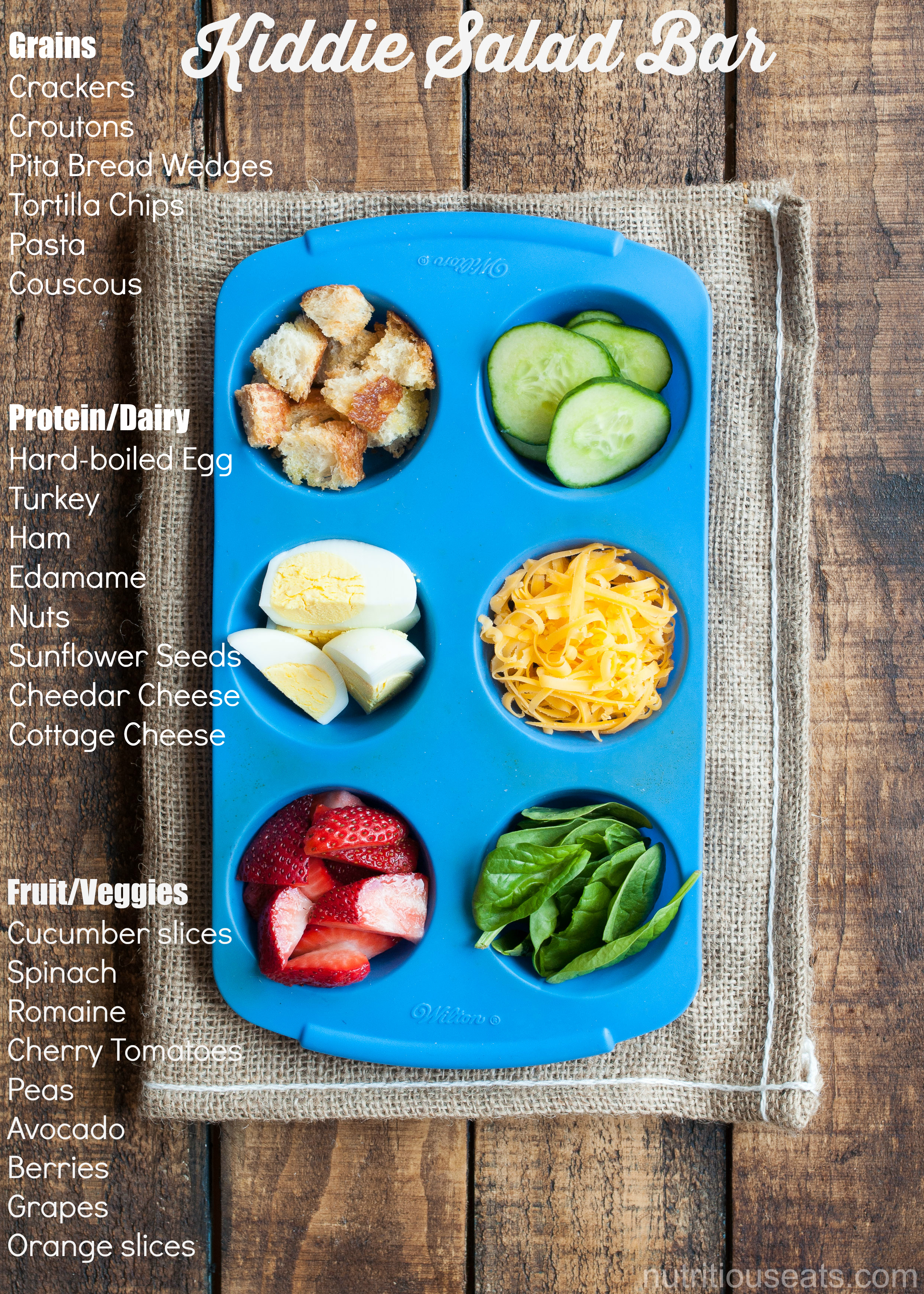 Kiddie Salad Bar | www.nutritiouseats.com