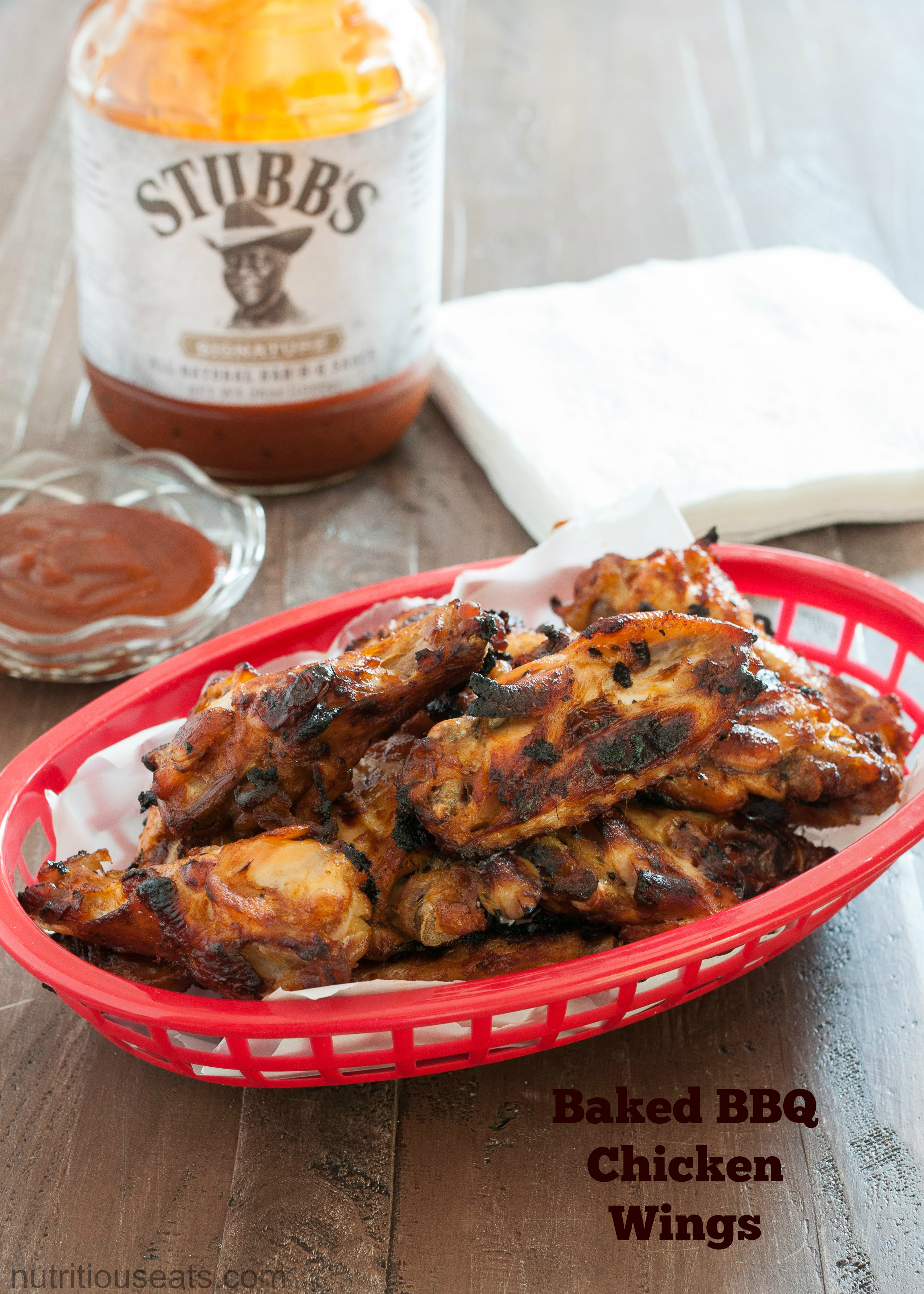 Baked BBQ Chicken Wings #glutenfree | www.nutritiouseats.com