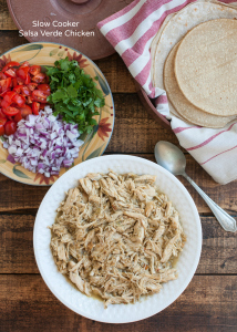 Slow Cooker Salsa Verde Chicken