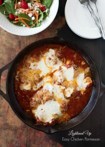 Lightened Up Easy Chicken Parmesan