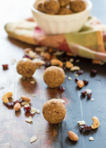 Pumpkin and Cranberry Spiced Energy Balls {Gluten Free, Grain Free}