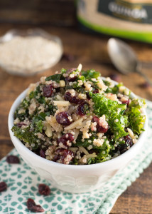 Kale and Quinoa Salad {Gluten Free}| Nutritious Eats