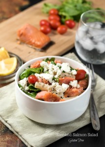 Smoked Salmon Salad {Gluten Free}