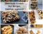 Homemade Granola Bar Recipes | www.nutritiouseats.com