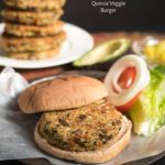 Quinoa Veggie Burger- a simple gf patty that makes a great vegetarian meal! | www.nutritiouseats.com