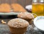 Applesauce Muffins {Whole Grains}- these simple and super moist muffins can be whipped up in hurry! | www.nutritiouseats.com