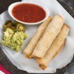 Baked Chicken Flautas- gluten free, low fat and easy to make! | www.nutritiouseats.com