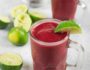 Cherry Limeade Smoothie- a healthier alternative to Sonic Drive-In slushes. 4 ingredients and ready in minutes! #vegan| www.nutritiouseats.com
