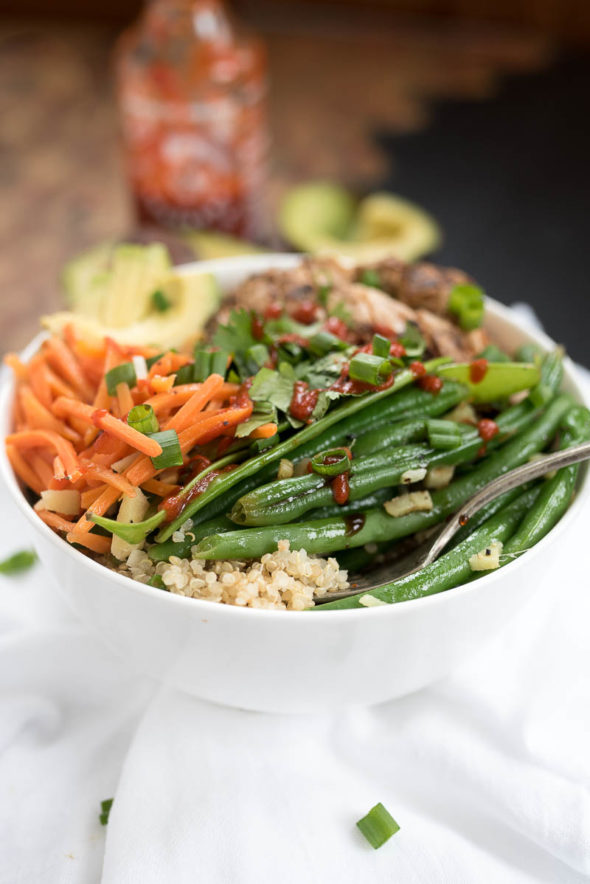 Asian Chicken Quinoa Bowl Nutritious Eats