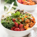 Cilantro Lime Quinoa Veggie Bowl is a protein and nutrient packed vegan and gluten free meal that works great for lunches throughout the week!