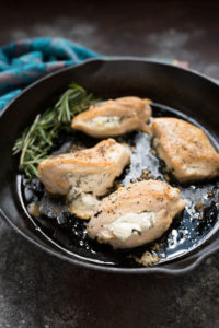 Goat Cheese and Herb Stuffed Chicken Breasts