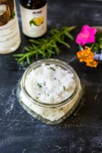 DIY Salt Scrub + 5 Ways To Use Carrier Oils