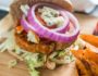 Skip the fried wings and make some easy and tasty Buffalo Turkey Burgers. For a low carb version serve them in lettuce wraps instead of on a bun!