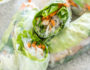 Turkey Summer Rolls with Cilantro Peanut Dipping Sauce are like a salad meets juicy grilled strips of turkey rolled up into one fresh and healthy roll.