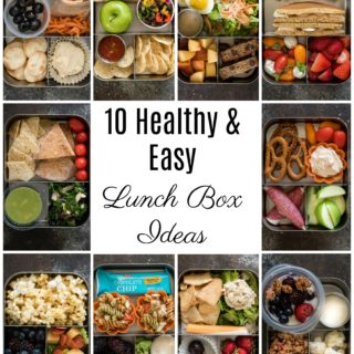 #Ad: Enjoy these 10 nutritious, well-balanced, kid (and adult) friendly lunch box ideas that will inspire you to get packing! Plus a fun Pancake Sandwich recipe that your kids will love. @heb