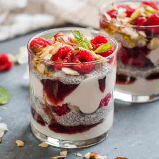 Raspberry Chia Parfait