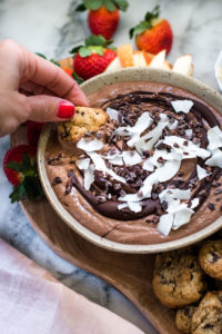 Chocolate Coconut Dessert Hummus