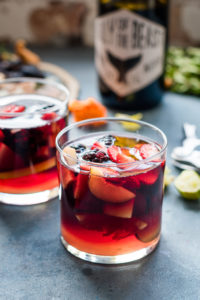 Quick and Easy Sangria with Kombucha