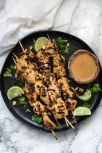 Honey Peanut Chicken Satay